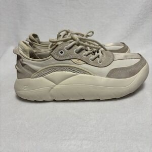 UGG Woman's L.A. Cloud Alto Low Top Sneakers Size 9 Gardenia Beige GUC